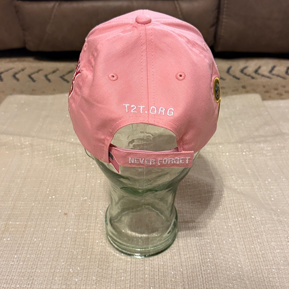 Unisex Pink Tunnel to Towers Foundation 9/11  never forget Cap - Picture 5 of 7